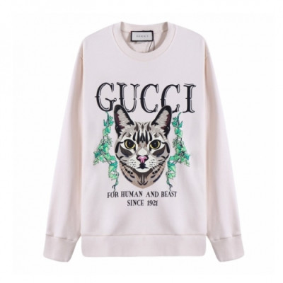 [구찌]Gucci 2020 Mm/Wm Logo Crew-neck Cotton Tshirts - 구찌 2020 남/녀 로고 코튼 크루넥 코튼 긴팔티 Guc03234x.Size(xs - l).아이보리