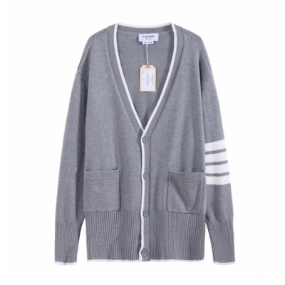 Thom Browne 2020 Womens Strap V-neck Cardigan - 톰브라운 2020 여성 스트랩 브이넥 가디건 Thom01107x.Size(s - xl).그레이