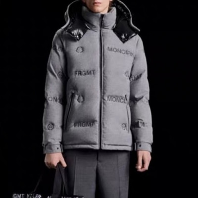 [몽클레어]Moncler 2020 Mm/Wm Patch Logo Modern Goose Down Padding - 몽클레어 2020 남/녀 패치 로고 모던 구스다운 패딩 Moc02012x.Size(s - xl).그레이