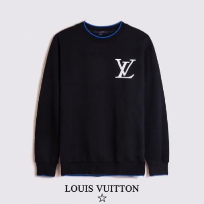 [루이비통]Louis vuitton 2020 Mens Casual Cotton Tshirts - 루이비통 2020 남성 캐쥬얼 코튼 맨투맨 Lou02457x.Size(s - 2xl).블랙