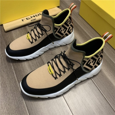 Fendi 2020 Men's Sneakers - 펜디 2020 남성용 스니커즈,Size(240-270),FENS0350,베이지