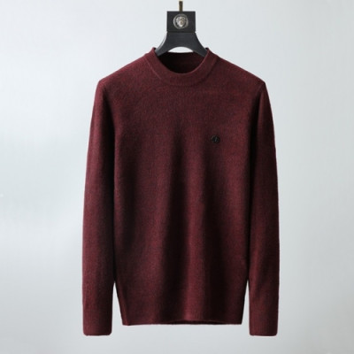 Zegna 2019 Mens Basic Crew-neck Wool Sweaters - 제냐 2019 남성 베이직  터틀넥 울 스웨터 Zeg0228x.Size(m - 3xl).버건디