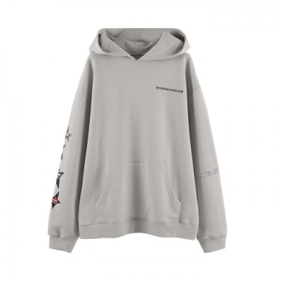 [크롬하츠]Chrom Hearts 2020 Mens Logo Cotton Hoodie - 크롬하츠 2020 남성 로고 코튼 후디 Chr0317x.Size(s - xl).그레이