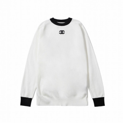 [샤넬]Chanel 2020 Mens 'cc' Logo Crew-neck Sweaters - 샤넬 2020 남성 'cc' 로고 크루넥 스웨터 Cnl0631x.Size(s - xl).화이트