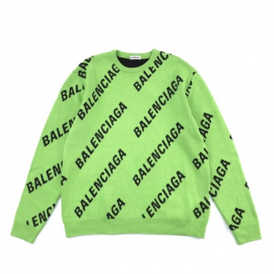 [발렌시아가]Balenciaga 2020 Mm/Wm Logo Crew-neck Sweaters - 발렌시아가 2020 남자 로고 크루넥 스웨터 Bal0881x.Size(xs - l).그린