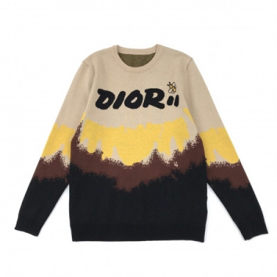 [디올]Dior 2020 Mm/Wm Retro Logo Crew-neck Sweaters - 디올 2020 남여공용 레트로 로고 크루넥 스웨터 Dio01030x.Size(xs - l).블랙