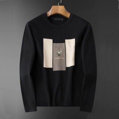 [알마니]Armani 2020 Mens Crew-neck Sweaters - 알마니 2020 남성 크루넥 스웨터 Arm0820x.Size(m - 3xl).블랙