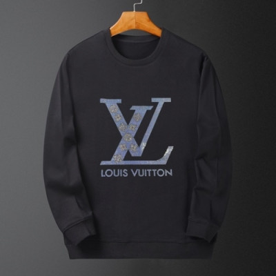 [루이비통]Louis vuitton 2020 Mens Casual Cotton Tshirts - 루이비통 2020 남성 캐쥬얼 코튼 맨투맨 Lou02469x.Size(m - 4xl).블랙