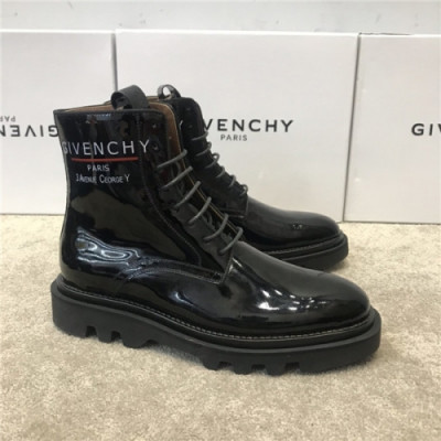 Givenchy 2020 Men's Leather Ankle Boots - 지방시 2020 남성용 레더 앵글부츠,Sizze(240-270),GIVS0138,블랙