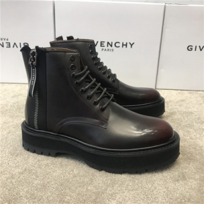 Givenchy 2020 Men's Leather Ankle Boots - 지방시 2020 남성용 레더 앵글부츠,Sizze(240-270),GIVS0140,브하운