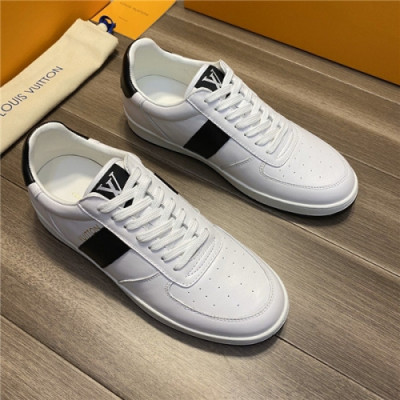 Louis Vuitton 2020 Men's Leather Sneakers - 루이비통 2020 남성용 레더 스니커즈,Size(240-270),LOUS1537,화이트