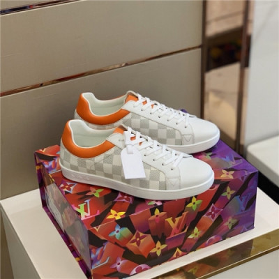 Louis Vuitton 2020 Men's Leather Sneakers - 루이비통 2020 남성용 레더 스니커즈,Size(240-270),LOUS1548,화이트