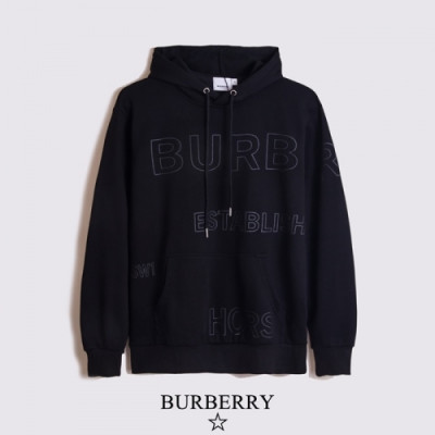 [버버리Burberry 2020 Mm/Wm Logo Casual Hoodie - 버버리 2020 남/녀 로고 캐쥬얼 후드티 Bur03442x.Size(s - 2xl).블랙