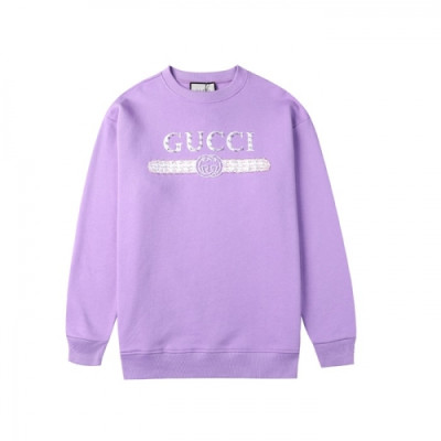 [구찌]Gucci 2020 Mm/Wm Logo Crew-neck Cotton Tshirts - 구찌 2020 남/녀 로고 코튼 크루넥 코튼 긴팔티 Guc03262x.Size(s - l).퍼플