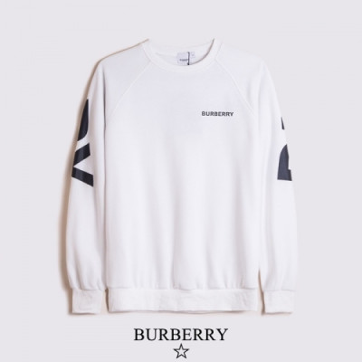 [버버리]Burberry 2020 Mens Logo Casual Cotton Tshirts - 버버리 2020 남성 로고 캐쥬얼 코튼 맨투맨 Bur03454x.Size(s - 2xl).화이트