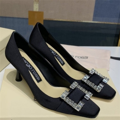 Sergio Rossi 2020 Silk High Heel - 세르지오 로시2020 실크 하이힐,Size(225-250),SERS0017,블랙