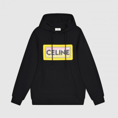 [셀린느]Celine 2020  Mm/Wm Logo Cotton Hoodie - 셀린느 2020 남/녀 로고 코튼 후디 Cel0085x.Size(xs - l).블랙