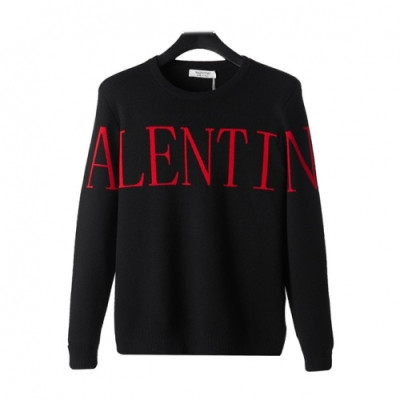 [발렌티노]Valentino 2020 Mens Big Logo Crew-neck Wool Sweaters - 발렌티노 2020 남성 빅로고 크루넥 울 스웨터 Val0445x.Size (m - 3xl).블랙