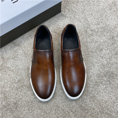 Berluti 2020 Men's Leather Sneakers - 벨루티 2020 남성용 레더 스니커즈,Size(240-270),BERTS0168,브라운