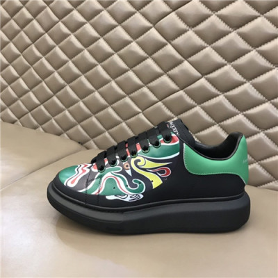 Alexander Mcqueen 2020 Women's Leather Sneakers - 알렉산더맥퀸 2020 여성용 레더 스니커즈,Size(225-250),AMQS0211,블랙