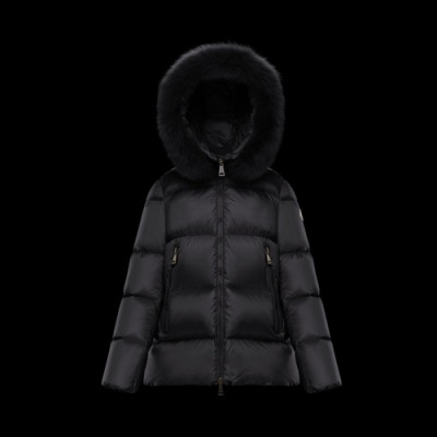 [몽클레어]Moncler 2020 Womens Patch Logo Modern Duck Down Padding - 몽클레어 2020 여성 패치 로고 모던 덕다운 패딩 Moc02046x.Size(s - xl).블랙