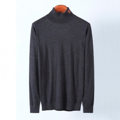 [에르메스]Hermes 2020 Mens Turtle-neck Wool Sweater - 에르메스 2020 남성 터틀넥 울 스웨터 Her0562x.Size(m - 3xl).다크그레이