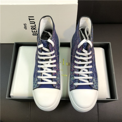 Berluti 2020 Men's Sneakers - 벨루티 2020 남성용 스니커즈,Size(240-270),BERTS0179,네이비