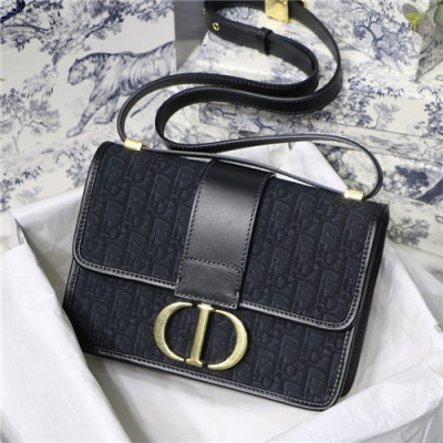 [디올] Dior 2020 Women's 30 Montaigne Shoulder Bag,24cm - 디올 2020 여성용 30 몽테뉴 숄더백,24cm,DIOB0617,블랙