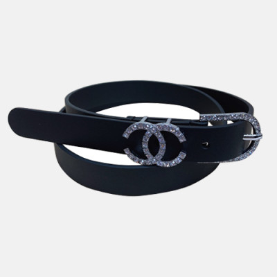 Chanel 2020 Women's Leather Belt - 샤넬 2020 여성용 레더 벨트,2cm,블랙