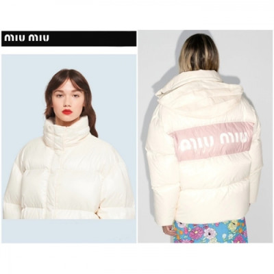 Miumiu Ladies Casual Duck Down Padding - 미우미우 2020 여성 캐쥬얼 더다운 패딩 Miu0205x.Size(s - l).화이트