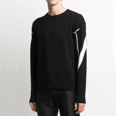 [발렌티노]Valentino 2020 Mens Big Logo Crew-neck Wool Sweaters - 발렌티노 2020 남성 빅로고 크루넥 울 스웨터 Val0448x.Size (s - 2xl).블랙