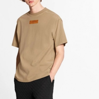 [루이비통]Louis vuitton 2020 Mens Logo Short Sleeved Tshirts - 루이비통 2020 남성 로고 반팔티 Lou02503x.Size(xs - l).카멜