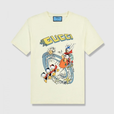 [매장판]Gucci 2020 Mm/Wm Logo Short Sleeved Tshirts - 구찌 2020 남자 로고 반팔티 Guc03310x.Size(xs - l).아이보리