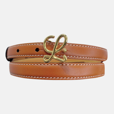 Loevve 2020 Women's Leather Belt - 로에베 2020 여성용 레더 벨트,LOEBT0054.Size(1.5cm).카멜