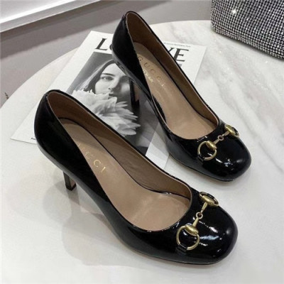 Gucci 2020 Women's Leather High Heel - 구찌 2020 여성용 레더 하이힐,Size(225-250),GUCS1365,블랙