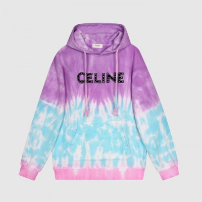 [셀린느]Celine 2020  Mm/Wm Logo Cotton Hoodie - 셀린느 2020 남/녀 로고 코튼 후디 Cel0093x.Size(s - xl).퍼플