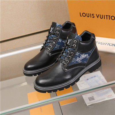 Louis Vuitton 2020 Men's Leather Shoes - 루이비통 2020 남성용 레더 슈즈,Size(240-270),LOUS1596,블랙