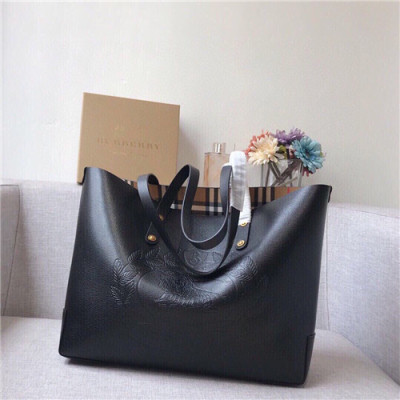 [버버리]Burberry 2020 Women's Tote Shopper Bag,35cm - 버버리 2020 여성용 토트 쇼퍼백,35cm,BURB0527,블랙