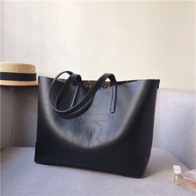 [버버리]Burberry 2020 Women'sTote Shopper Bag,35cm - 버버리 2020 여성용 토트 쇼퍼백,35cm,BURB0530,블랙