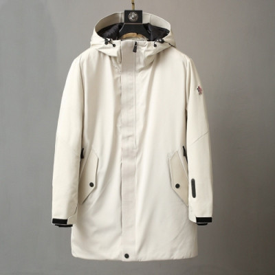 [몽클레어]Moncler 2020 Mens Logo Casual Down Jackets - 몽클레어 2020 남성 로고 캐쥬얼 다운 자켓 Moc02112x.Size(m - 3xl).아이보리