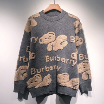 [버버리]Burberry 2021 Mens Casual Sweaters - 버버리 2021 남성 캐쥬얼 스웨터 Bur03597x.Size(s - 2xl).그레이