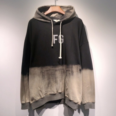 [피어오브갓]Fear of god 2021 Mm/Wm Logo Oversize Cotton Hoodie - 피어오브갓 2021 남/녀 로고 오버사이즈 코튼 후드티 Fea0245x.Size(s - xl).블랙