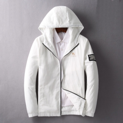 [버버리]Burberry 2021 Mens Logo Goose Down Padding - 버버리 2021 남성 빈티지 로고 구스 다운 패딩 Bur03600x.Size(m - 3xl).화이트