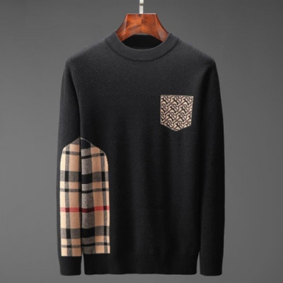 [버버리]Burberry 2021 Mens Casual Sweaters - 버버리 2021 남성 캐쥬얼 스웨터 Bur03604x.Size(m - 3xl).블랙