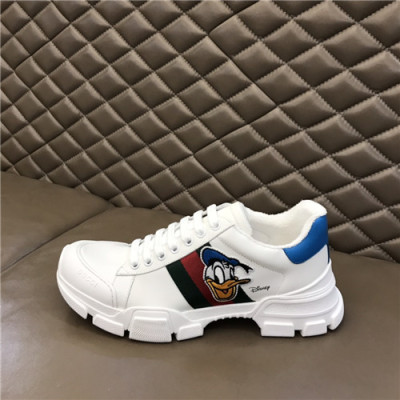 Gucci 2020 Men's Leather Sneakers - 구찌 2021 남성용 레더 스니커즈,Size(240-270),GUCS1388,화이트