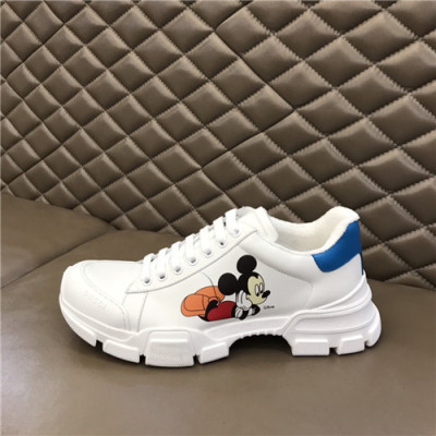 Gucci 2020 Men's Leather Sneakers - 구찌 2021 남성용 레더 스니커즈,Size(240-270),GUCS1390,화이트