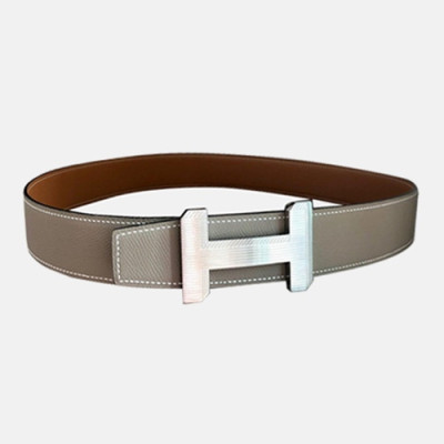 Hermes 2021 Men's Leather Belt - 에르메스 2021 남성용 레더 벨트HERBT0099,블루