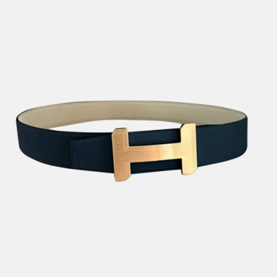 Hermes 2021 Men's Leather Belt - 에르메스 2021 남성용 레더 벨트HERBT0102,네이비