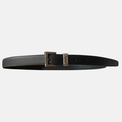 Saint Laurent 2021 Women's Leather Belt - 입생로랑 2021 여성용 레더 벨드,YSLBT0014.블랙