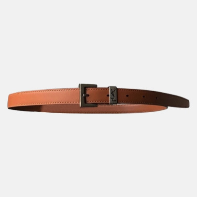 Saint Laurent 2021 Women's Leather Belt - 입생로랑 2021 여성용 레더 벨드,YSLBT0022.카멜